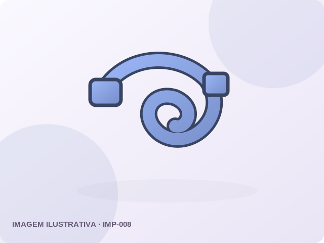 Ilustração do produto Presilha para cabos 4 mm — Kit 5
