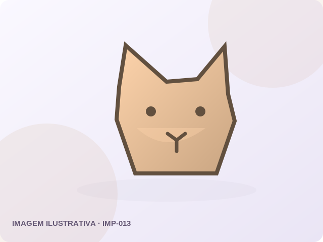 Ilustração do produto Lobo sentado — Natural