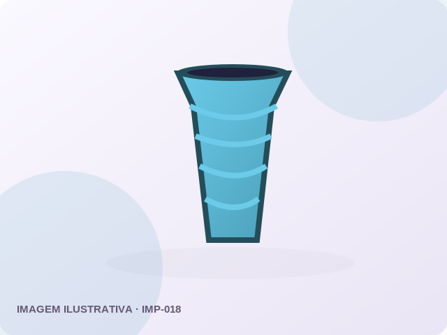 Ilustração do produto Vaso geométrico Voronoi — Colorido